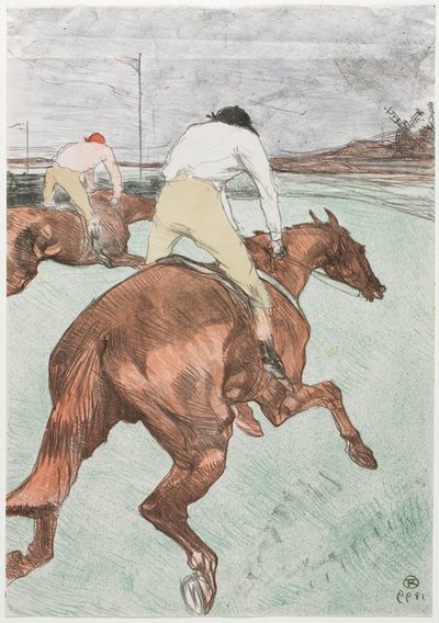The Jockey by Henri de Toulouse Lautrec