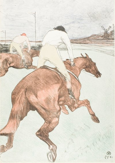 The Jockey by Henri de Toulouse Lautrec