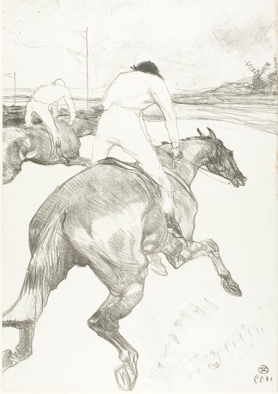 The Jockey by Henri de Toulouse Lautrec