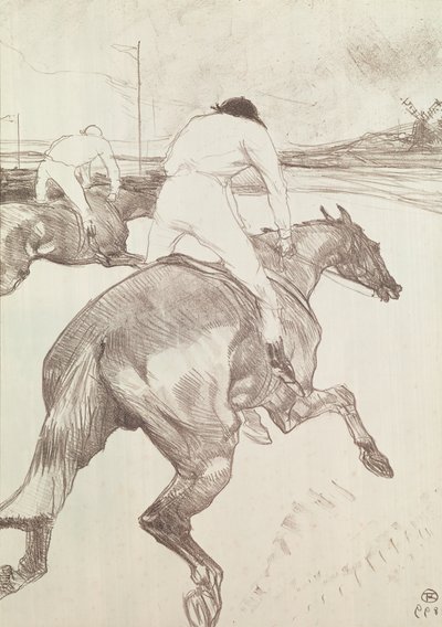 The Jockey by Henri de Toulouse Lautrec