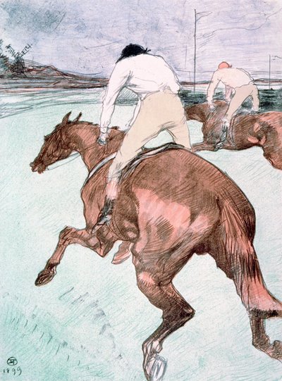 The Jockey by Henri de Toulouse Lautrec