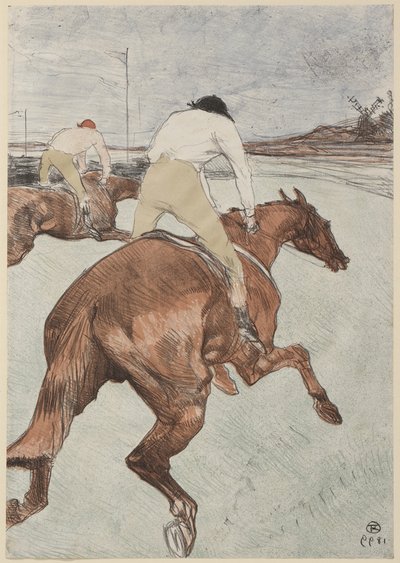 The Jockey, 1899 by Henri de Toulouse Lautrec