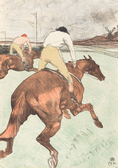 The Jockey, 1899 by Henri de Toulouse Lautrec