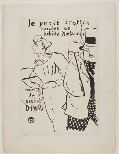 The Little Errand Girl by Henri de Toulouse Lautrec