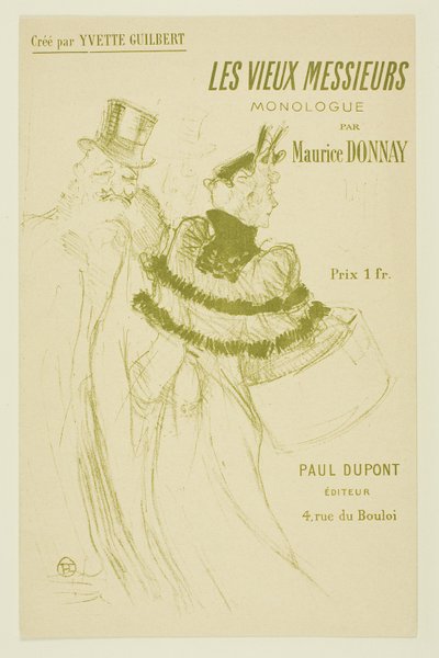 The Old Gentlemen by Henri de Toulouse Lautrec