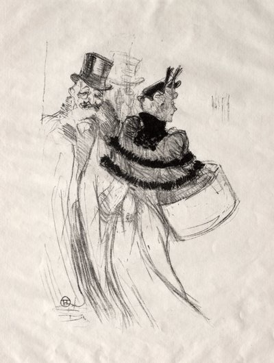 The Old Gentlemen by Henri de Toulouse Lautrec