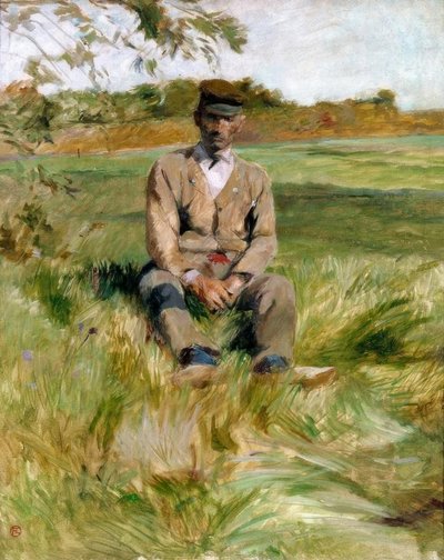 A Worker at Céleyran by Henri de Toulouse Lautrec