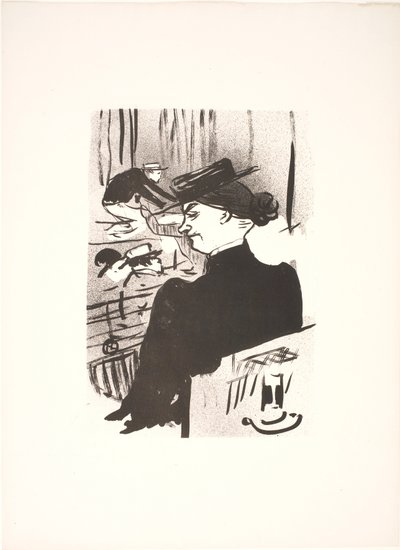 A Spectator by Henri de Toulouse Lautrec