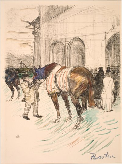 The Racetrack by Henri de Toulouse Lautrec
