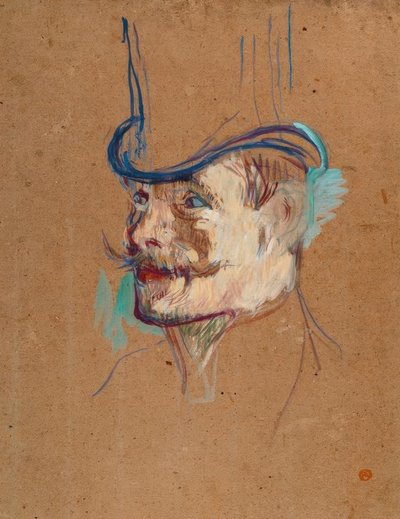 William Warrener at the Moulin Rouge by Henri de Toulouse Lautrec