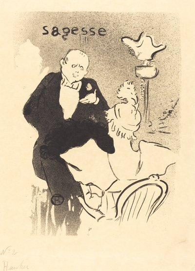 Wisdom by Henri de Toulouse Lautrec