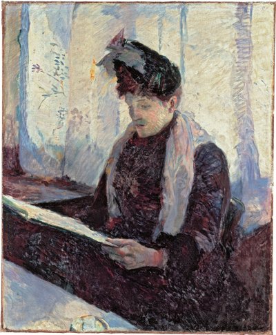 Woman in Cafe by Henri de Toulouse Lautrec