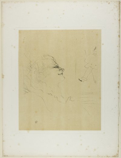 Yvette Guilbert—Pessima from Yvette Guilbert by Henri de Toulouse Lautrec