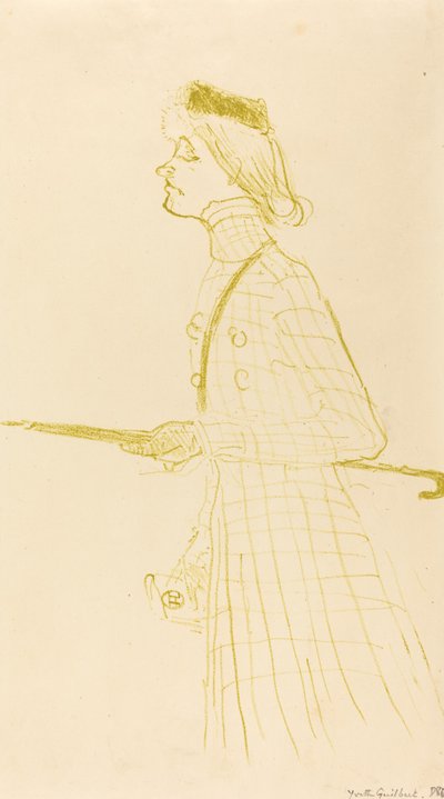 Yvette Guilbert by Henri de Toulouse Lautrec