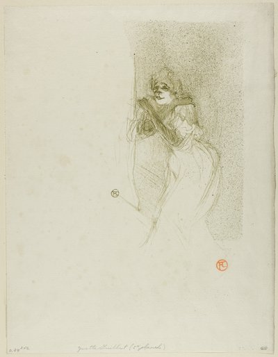 Yvette Guilbert by Henri de Toulouse Lautrec