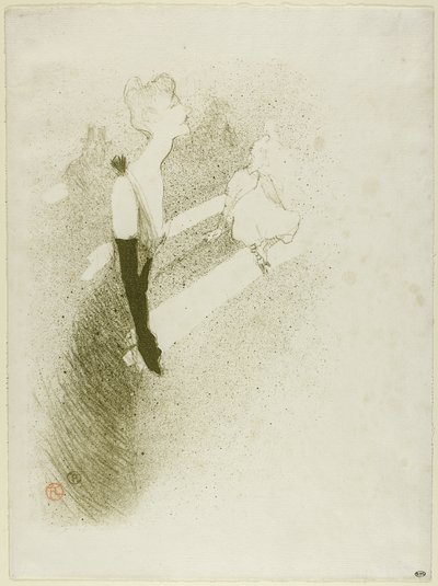 Yvette Guilbert by Henri de Toulouse Lautrec