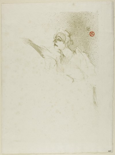 Yvette Guilbert by Henri de Toulouse Lautrec