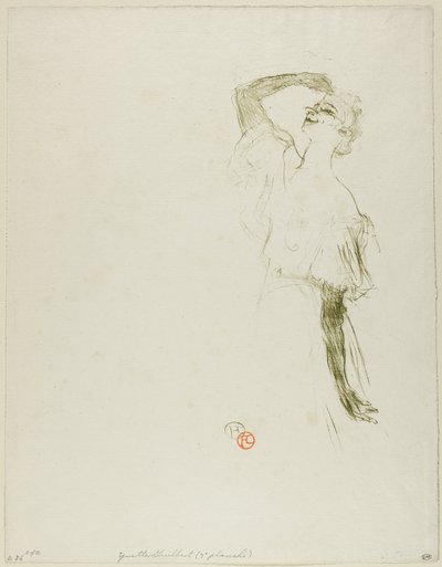 Yvette Guilbert by Henri de Toulouse Lautrec