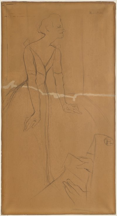 Yvette Guilbert by Henri de Toulouse Lautrec