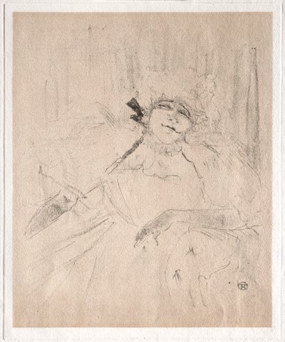 Yvette Guilbert: Chanson Ancienne by Henri de Toulouse Lautrec