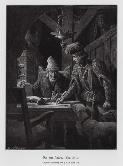 Jewish moneylender by Henri van Muyden