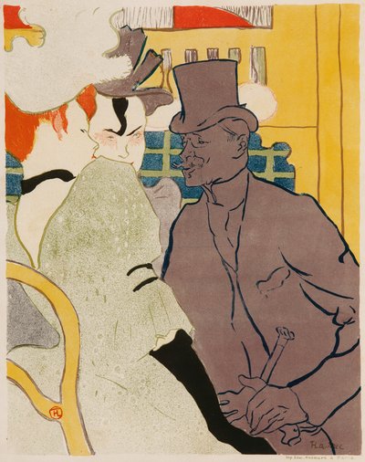 The Englishman at the Moulin Rouge by Henri de Toulouse Lautrec