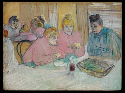 The Ladies in the Dining Room by Henri de Toulouse Lautrec