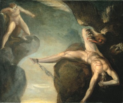 Prometheus Freed by Hercules by Henry  Fuseli