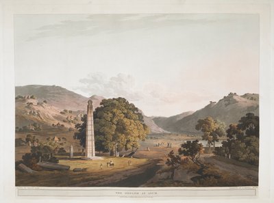 The Obelisk at Axum by Henry (after) Salt