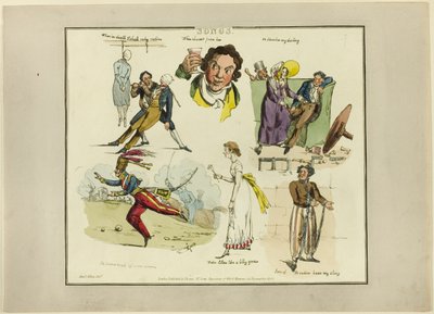Plate from Illustrations to Popular Songs by Henry Alken