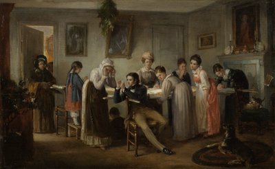 Quilting Party by Henry Bacon