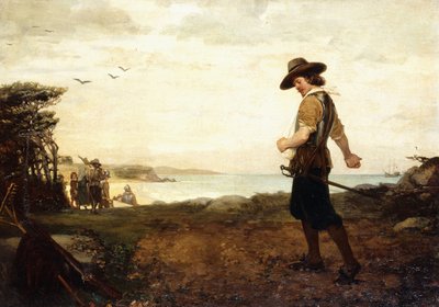 The Burial of Rose Standish by Henry Bacon