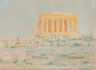 The Parthenon, West Facade by Henry Bacon