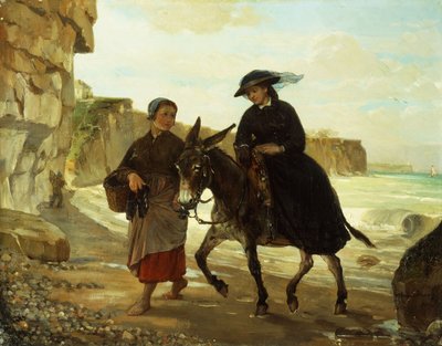The Tourist and the Fisherwoman by Henry Bacon