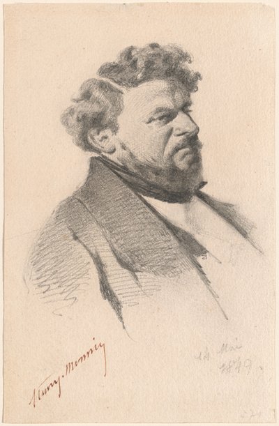 Portrait of a Man by Henry Bonaventure Monnier