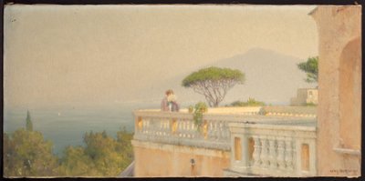 Terrace of the Cocumella Hotel by Henry Brokman Knudsen