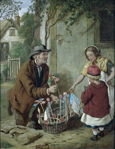 The New Toy, 1865 by Henry Charles Bryant