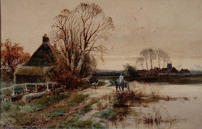 Near Reedham, Norfolk by Henry Charles Fox