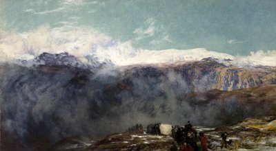 A Welsh Funeral by Henry Clarence Whaite