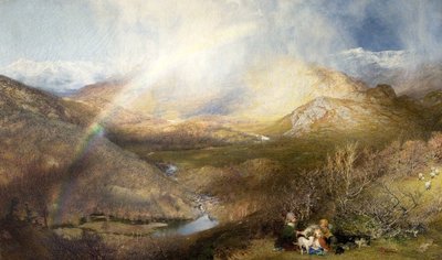 The Rainbow, 1862 by Henry Clarence Whaite