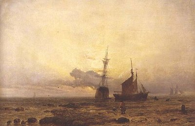 Coast Scene, Evening by Henry Dawson