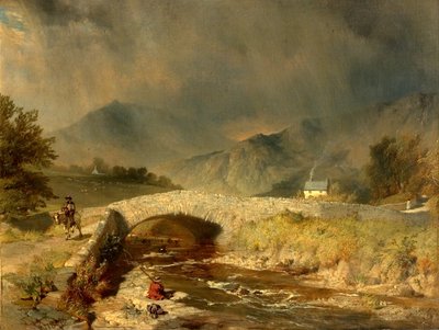 Stormy Weather near Ambleside, Cumbria, 1846 by Henry Dawson