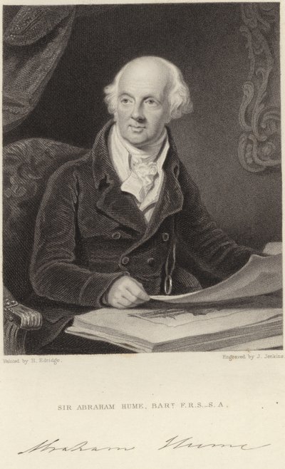 Sir Abraham Hume by Henry Edridge