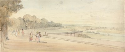 Terrace at St. Germain-en-Laye by Henry Edridge