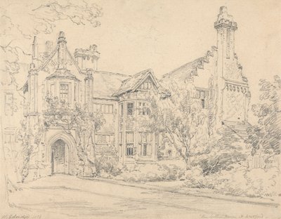 The Lecture House, Watford by Henry Edridge