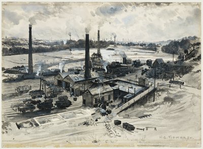 Clifton Hall Colliery by Henry Edward Tidmarsh