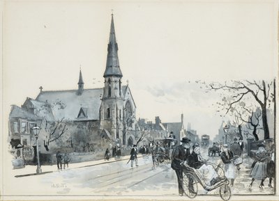 Longsight Wesleyan Chapel by Henry Edward Tidmarsh