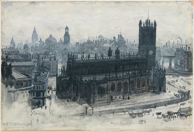 Manchester from the Grammar School by Henry Edward Tidmarsh