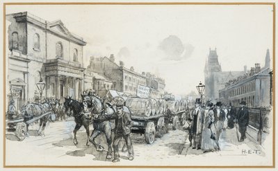 May Day, Oxford Street by Henry Edward Tidmarsh