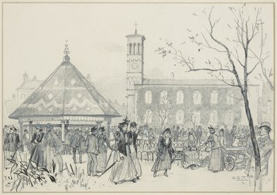 Saturday Afternoon in Ardwick Green by Henry Edward Tidmarsh